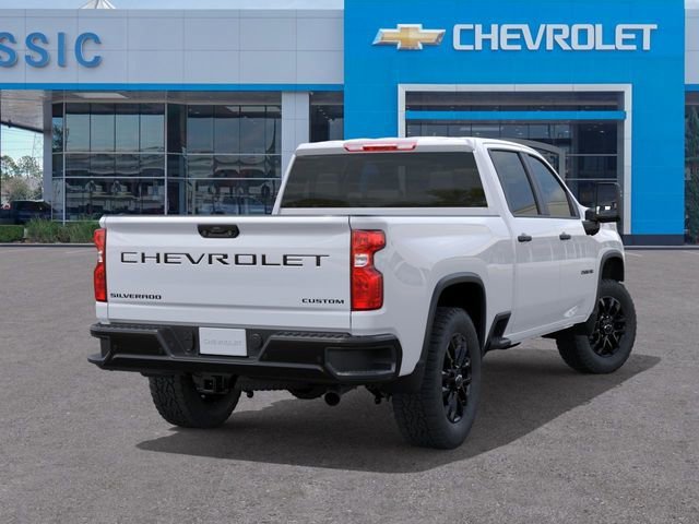 2026 Chevrolet Silverado 2500 HD Custom White at Classic Elite Chevrolet Hwy 6