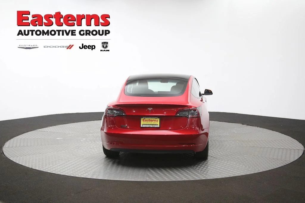 Used 2021 Red Tesla Standard Range Plus image 30