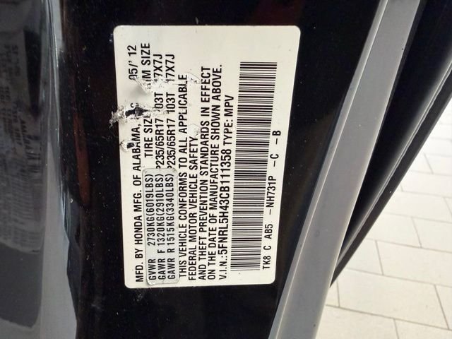 Used 2012 Black Honda EX image 17