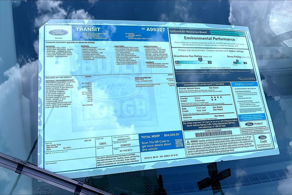 New 2025 Ford Transit-250 Base 3D Cargo Van