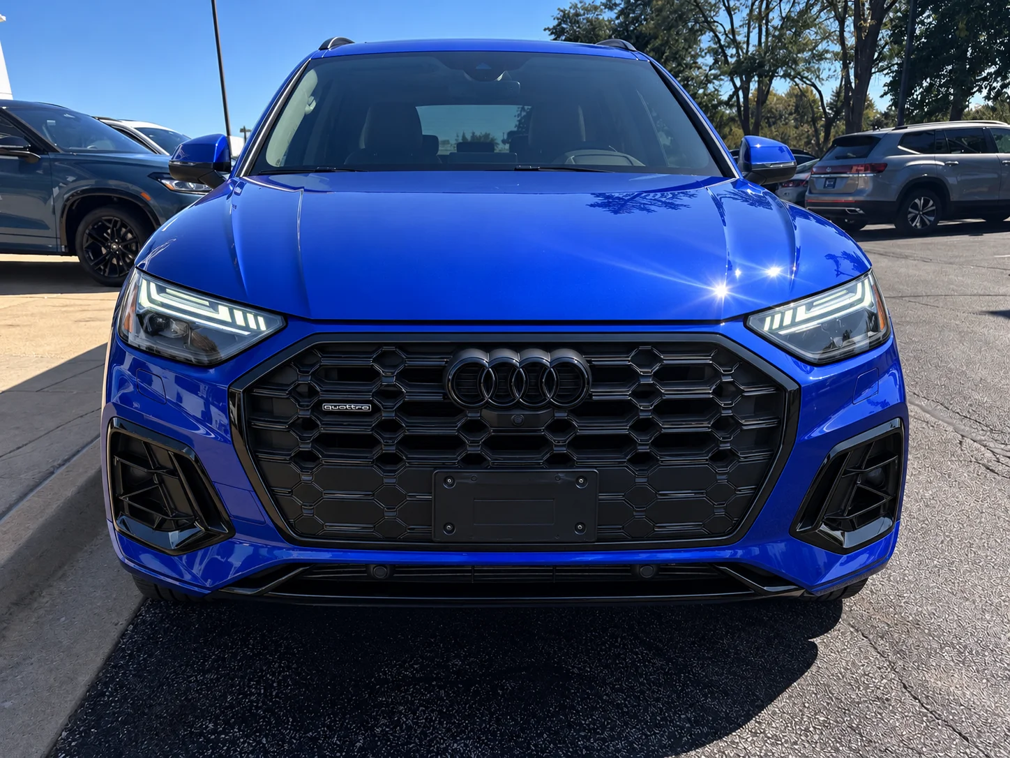 Used 2024 Blue Metallic Audi 55 Prestige image 8