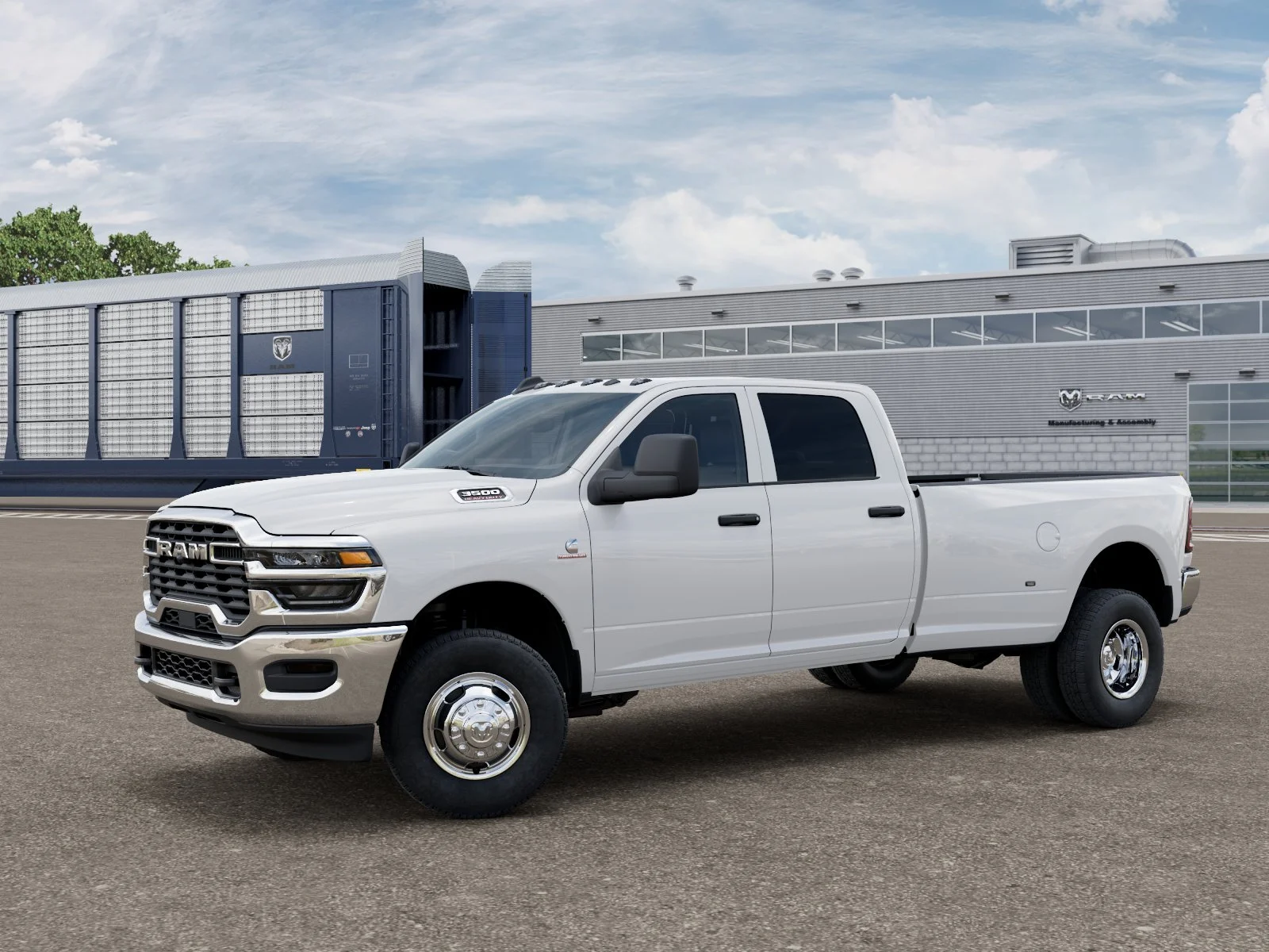 New 2026 Bright White Clear-Coat Exterior Paint RAM TRADESMAN image 1