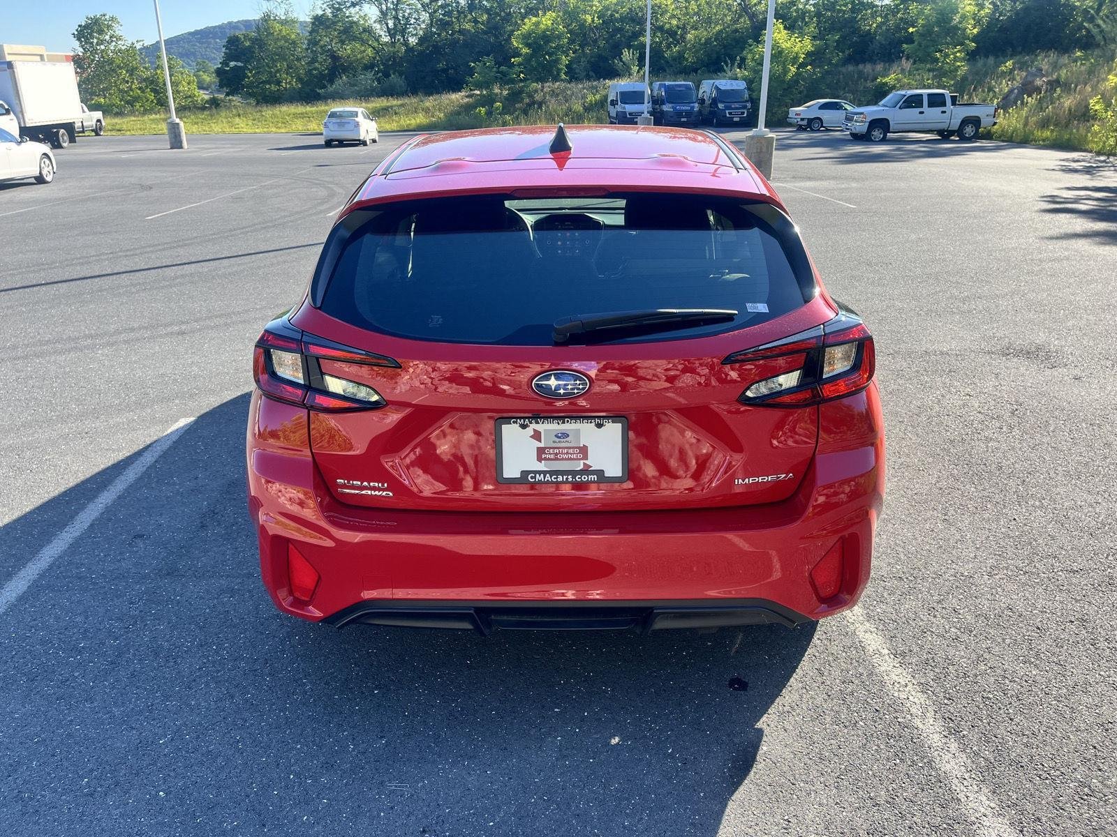 Certified Used 2025 Pure Red Subaru Sport image 8