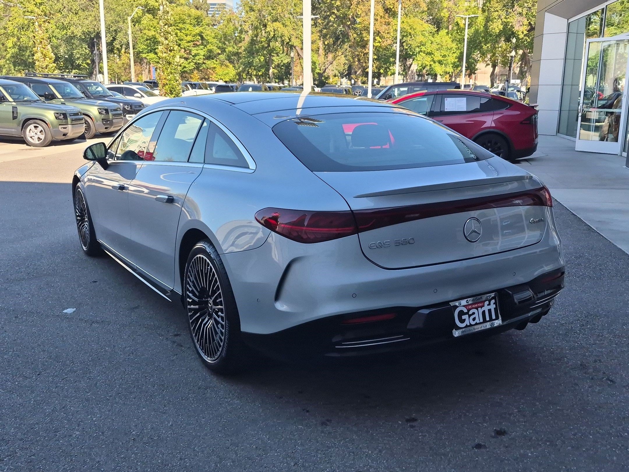 Certified Used 2024 Cirrus Silver Metallic Mercedes-Benz EQS 580 image 5