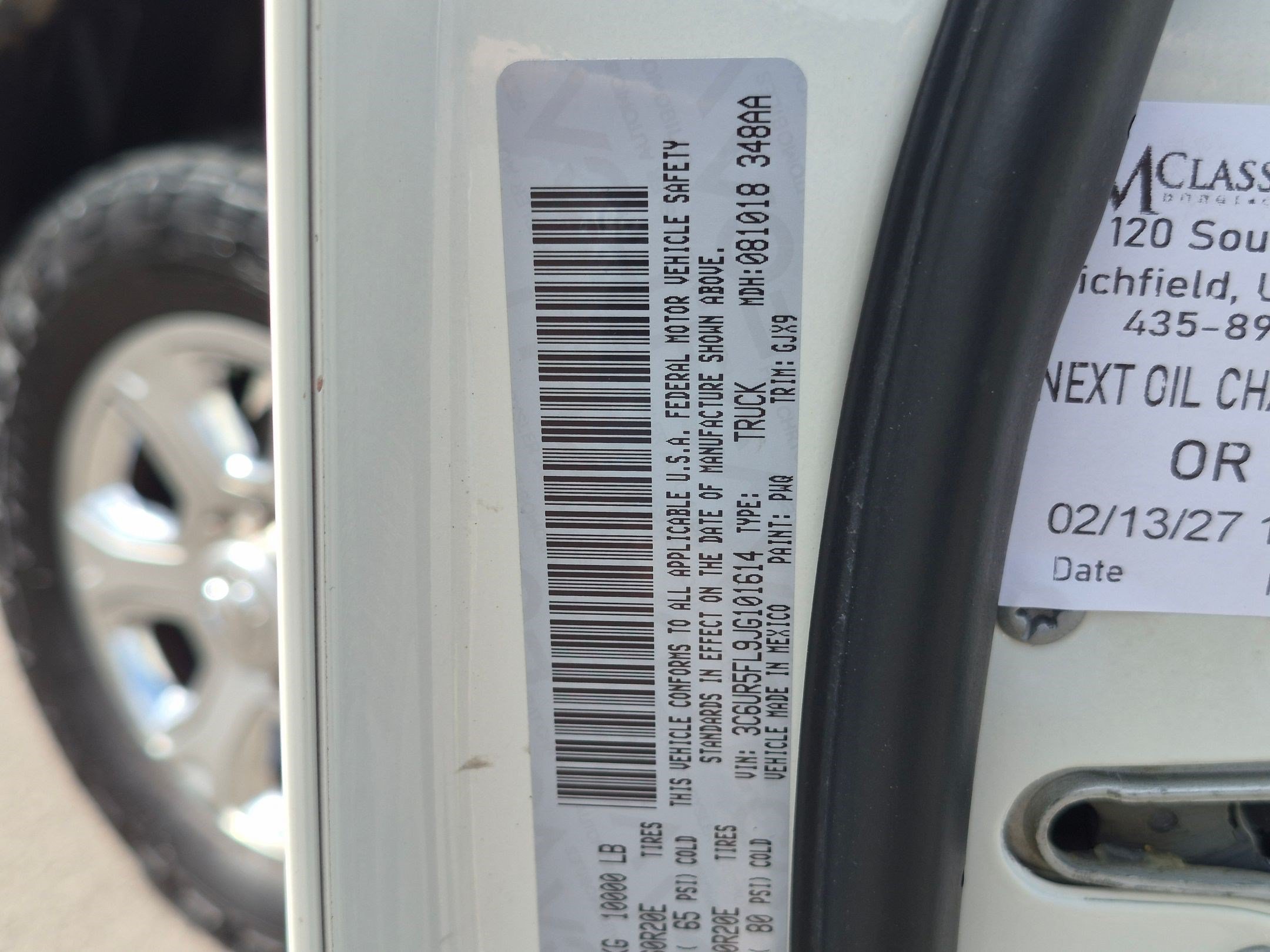 Used 2018 Pearl White Ram Laramie image 34