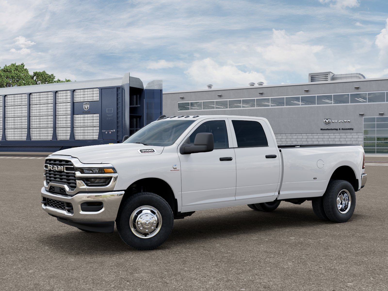 New 2026 Bright White Clear-Coat Exterior Paint RAM TRADESMAN image 1