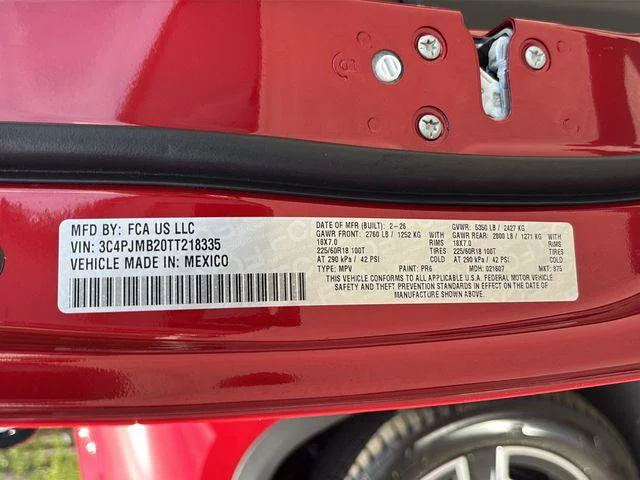 New 2026 Red Jeep Limited image 12