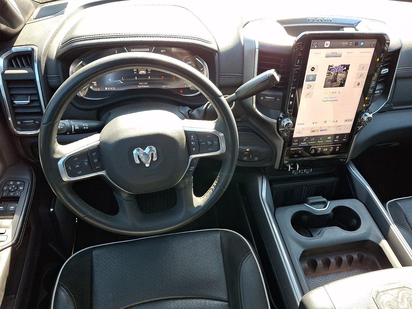 Used 2025 Diamond Black Crystal Pearlcoat Ram Laramie image 12