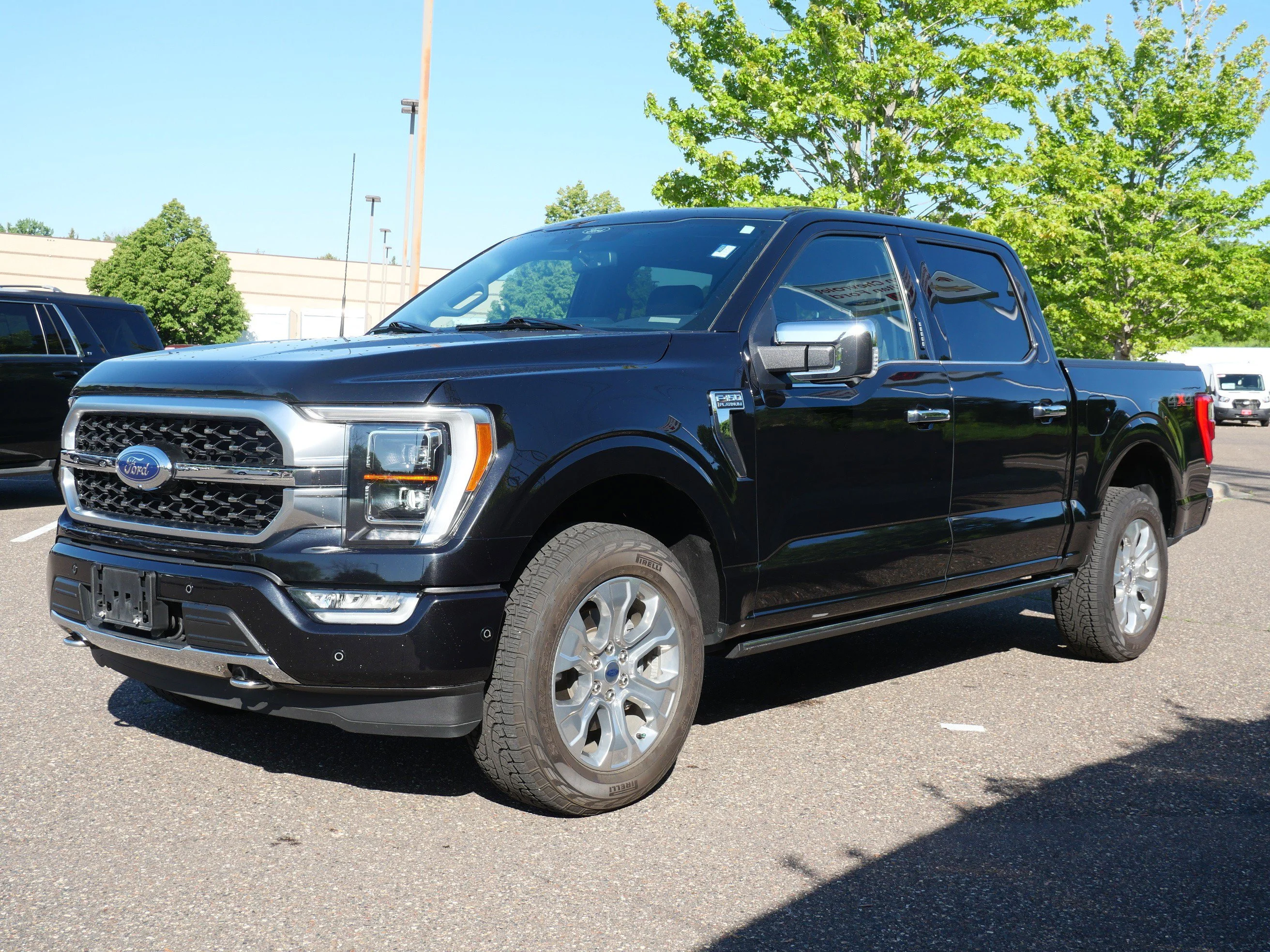 Certified Used 2022 Agate Black Metallic Ford Platinum image 3
