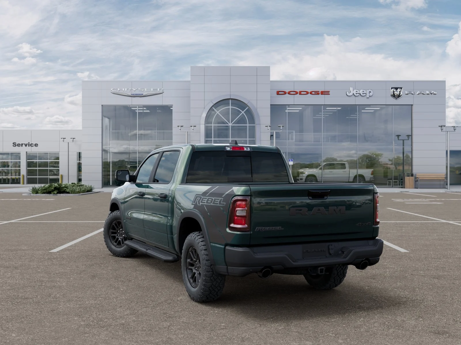 New 2026 Serrano-Green Metallic Exterior Paint RAM Rebel image 35