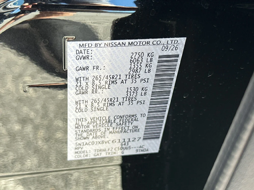 New 2027 MINERAL BLACK INFINITI Autograph AWD image 32