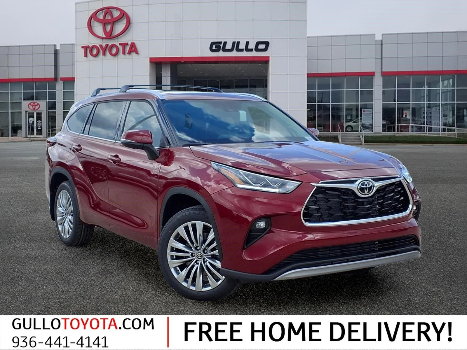 New 2026 Red Toyota Platinum image 1