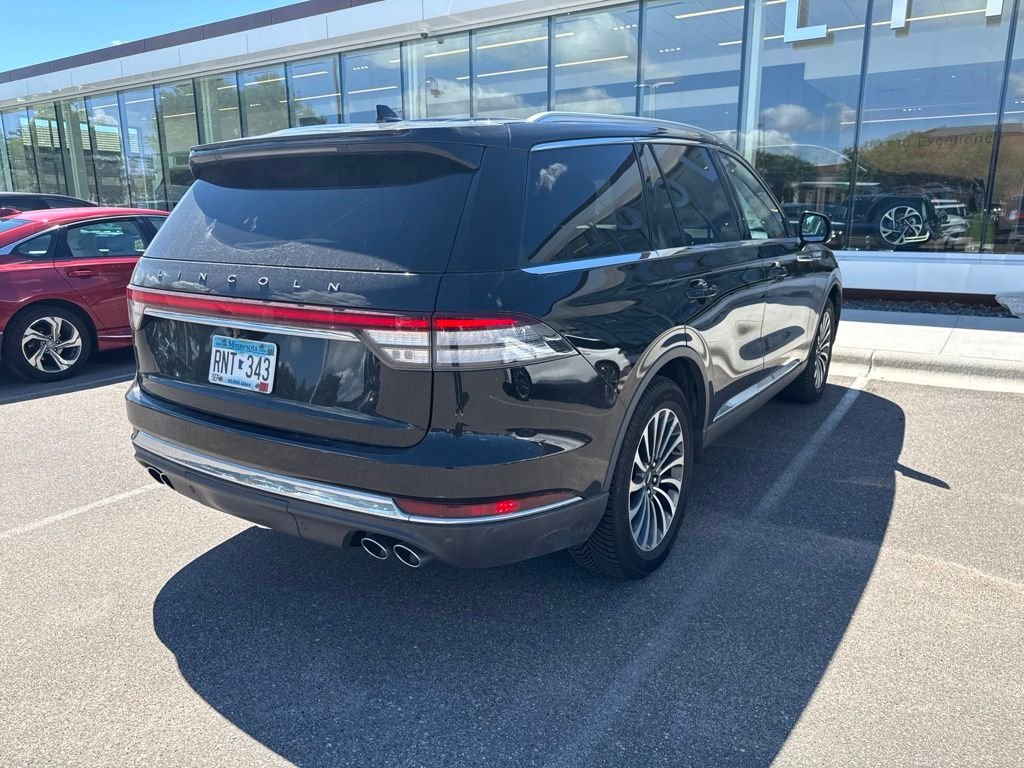 Certified 2022 Lincoln Aviator Base with VIN 5LM5J6XC0NGL21825 for sale in Apple Valley, Minnesota