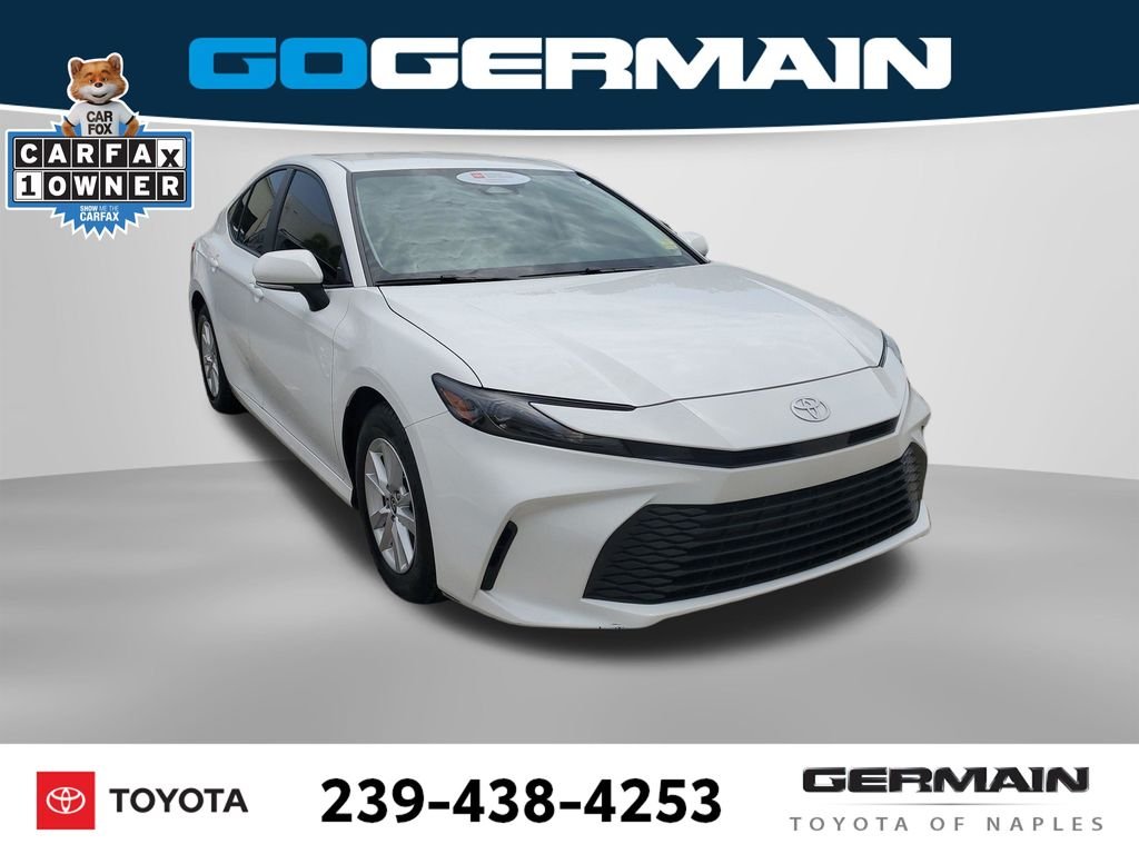 Used 2025 White Toyota LE image 4