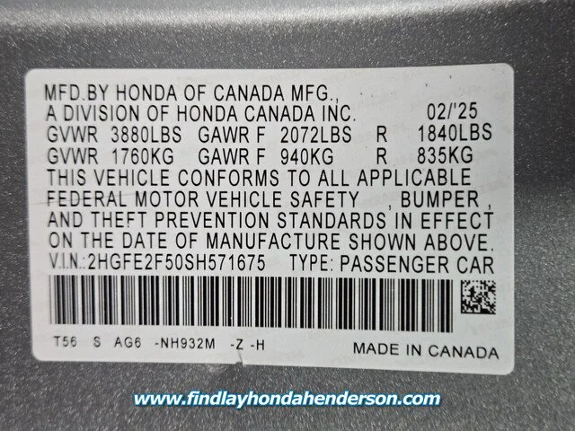 Certified Used 2025 Solar Silver Metallic Honda Sport image 45