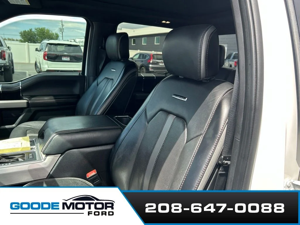 Used 2019 White Platinum Tri-Coat Metallic Ford Platinum image 5