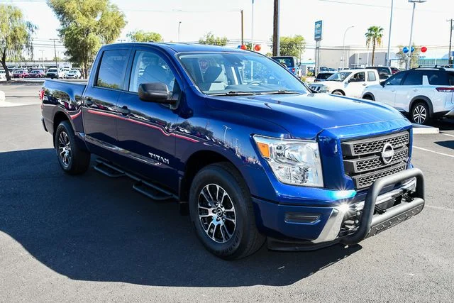 Used 2023 Blue Nissan SV image 7