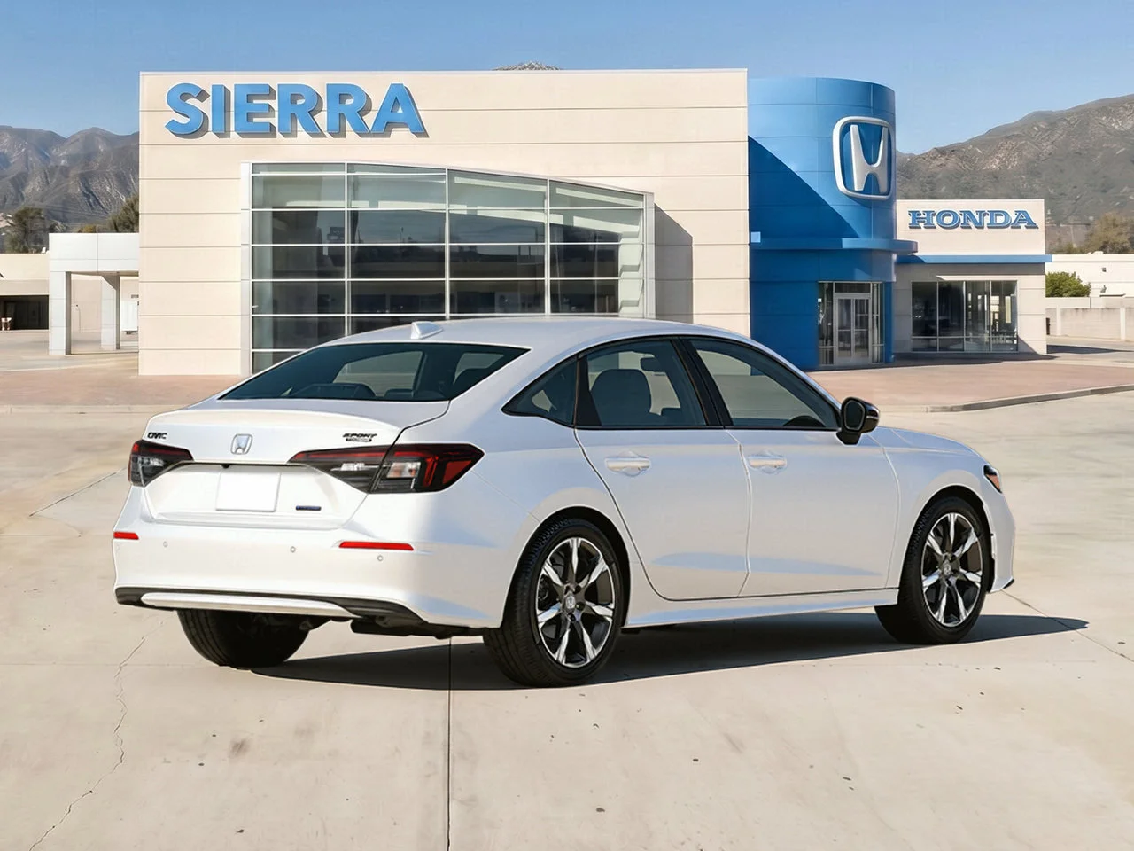 New 2027 Platinum White Pearl Honda Sport Touring Hybrid image 3