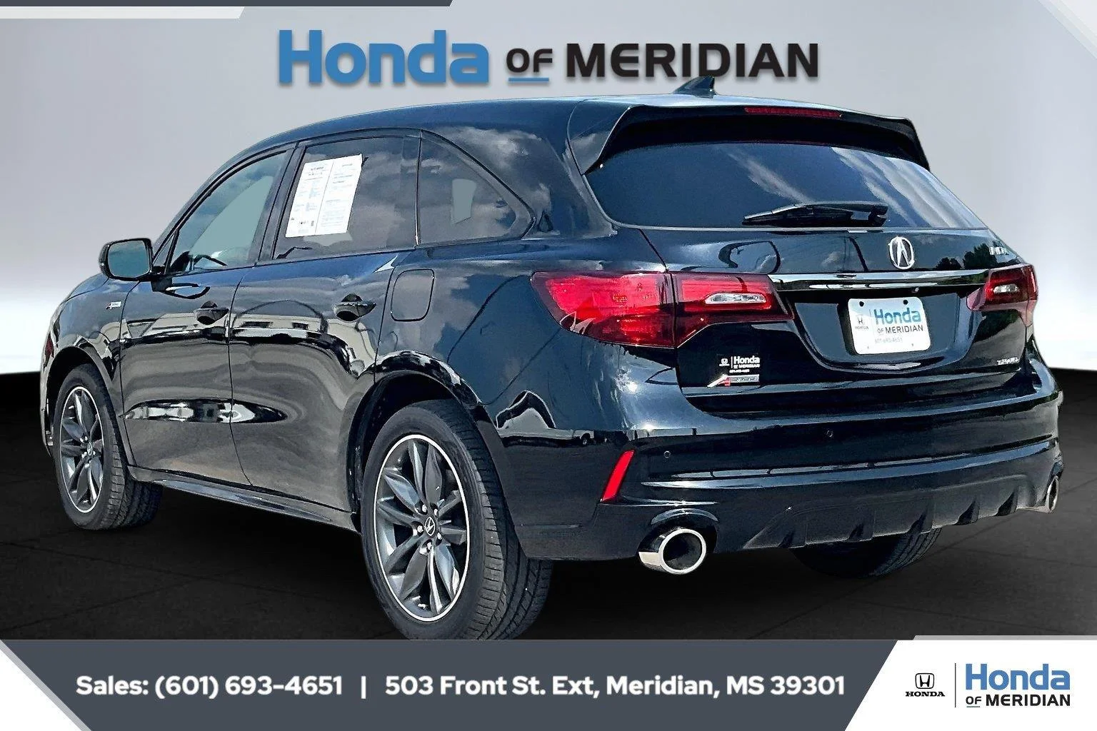 Used 2020 Majestic Black Pearl Acura SH-AWD w/Tech w/A-SPEC image 2