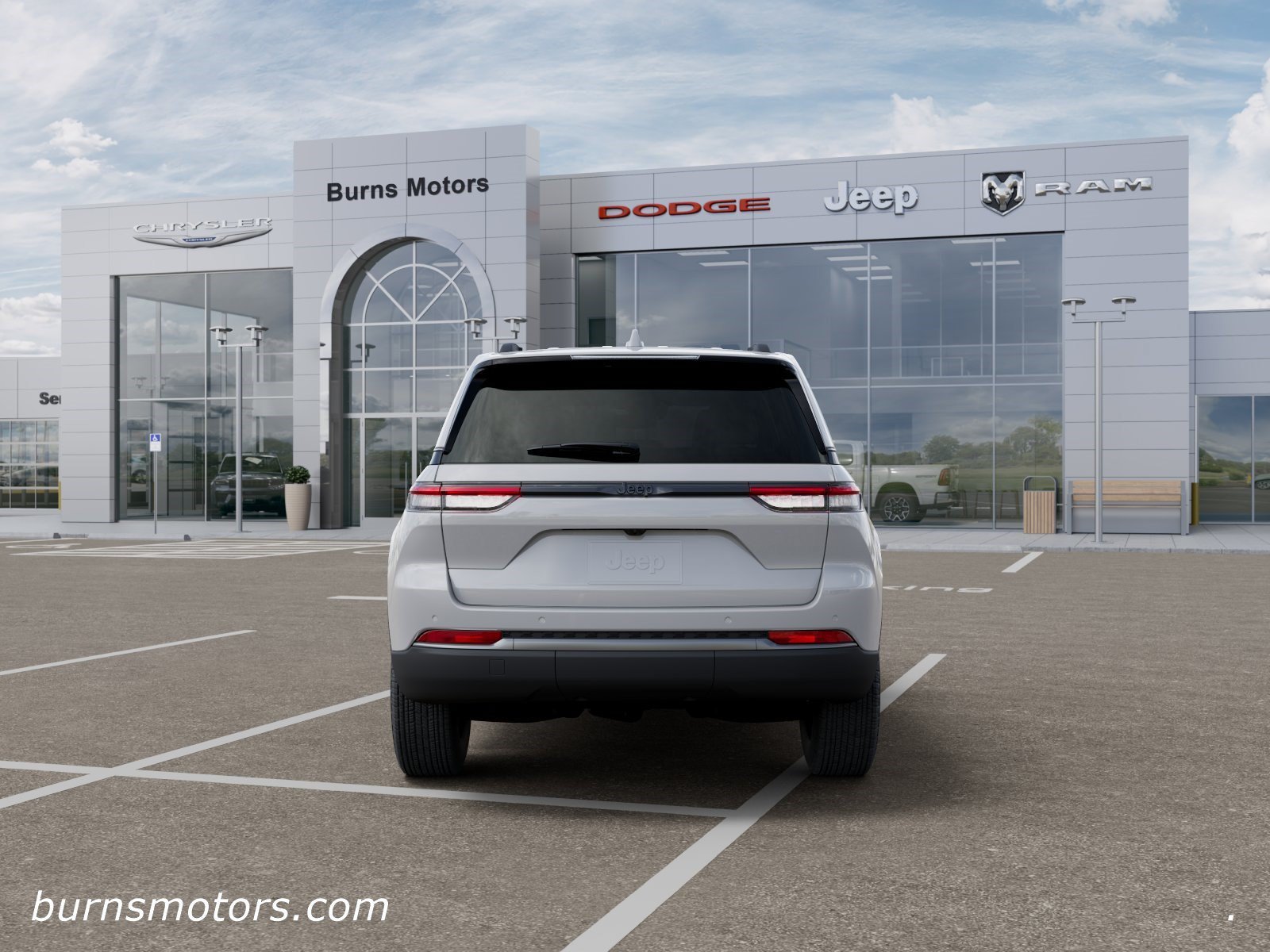 New 2026 Bright White Clear-Coat Exterior Paint Jeep Laredo Altitude image 7