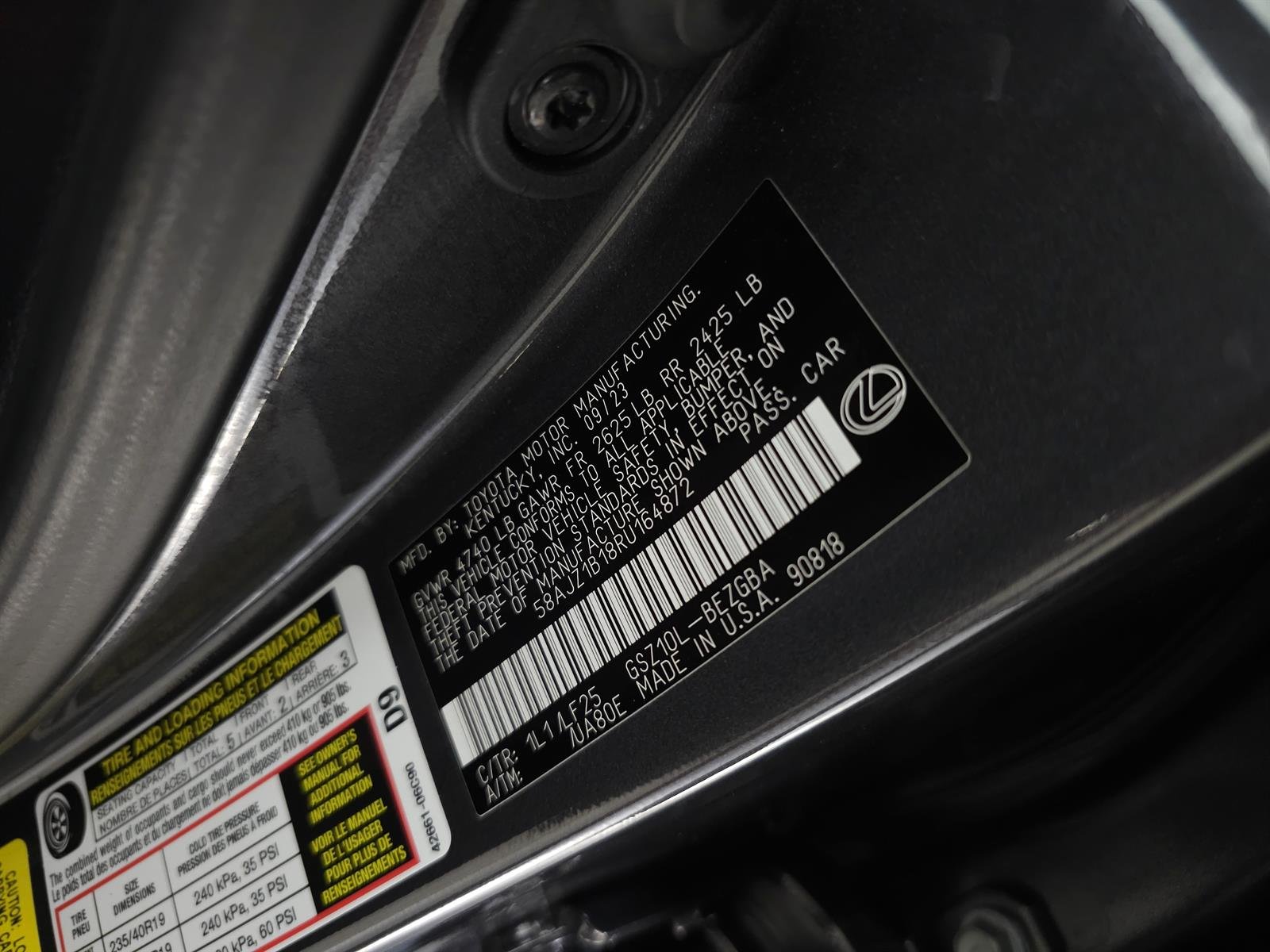 Certified Used 2024 Gray Lexus F SPORT Handling image 38