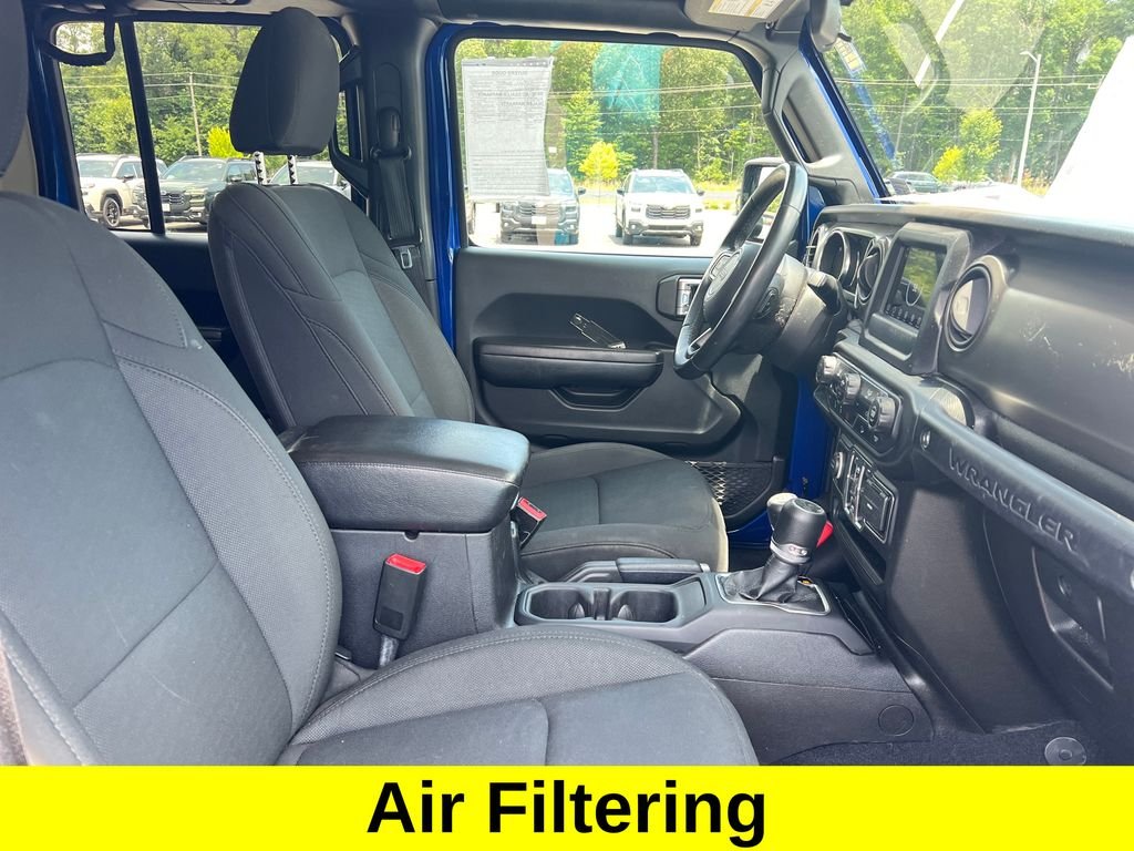 Used 2019 Ocean Blue Metallic Jeep Unlimited Sport S image 20