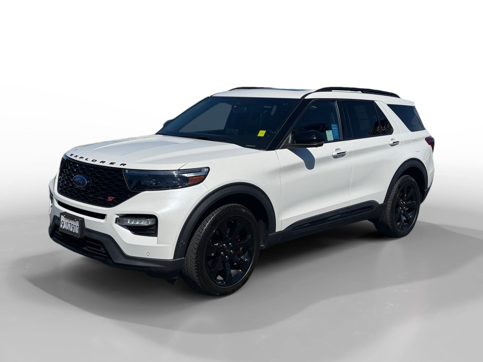 Used 2023 White Metallic Ford ST image 1