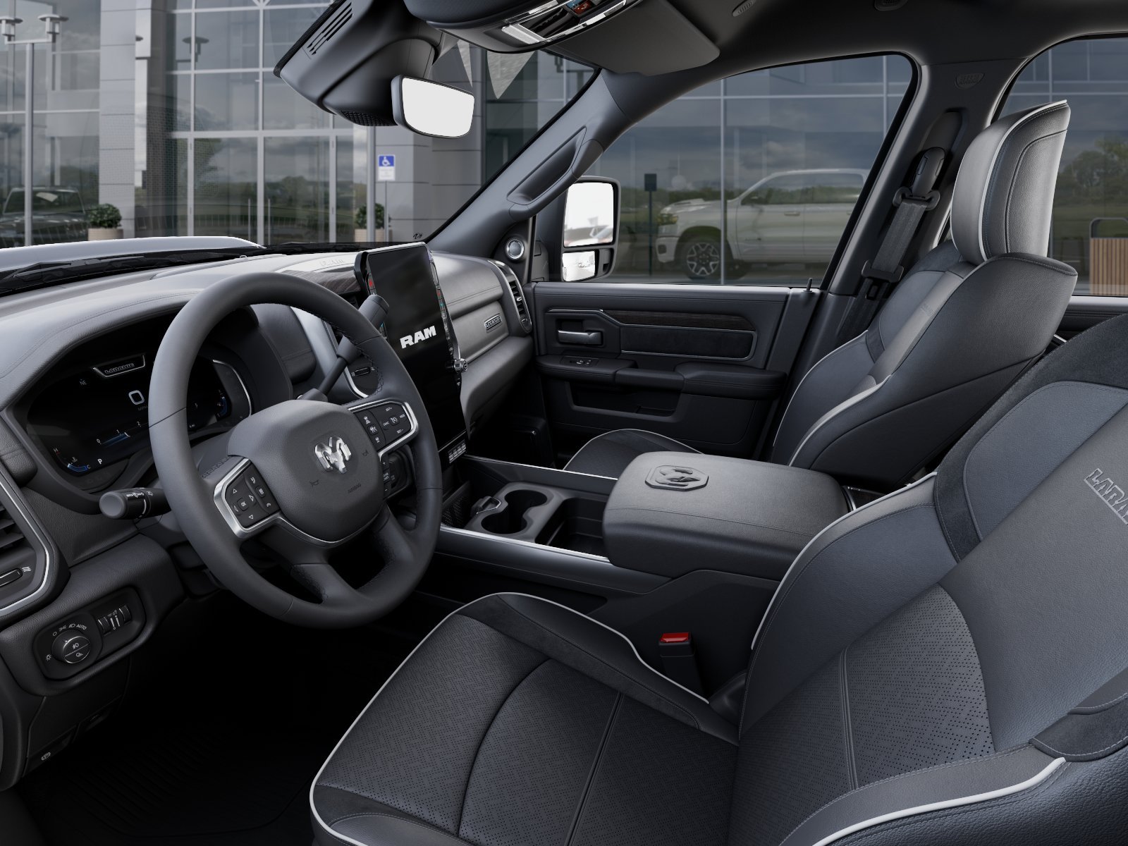 New 2026 Diamond Black Crystal Pearl-Coat Exterior Paint RAM Laramie image 22