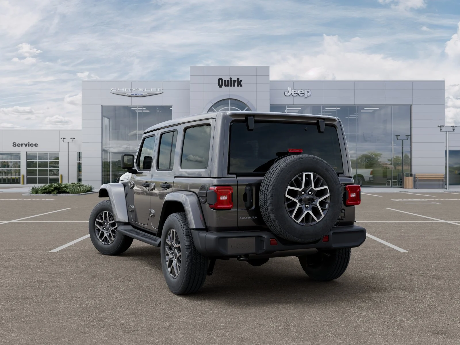 New 2026 Granite Crystal Metallic Clear-Coat Exterior Paint Jeep Sahara image 29