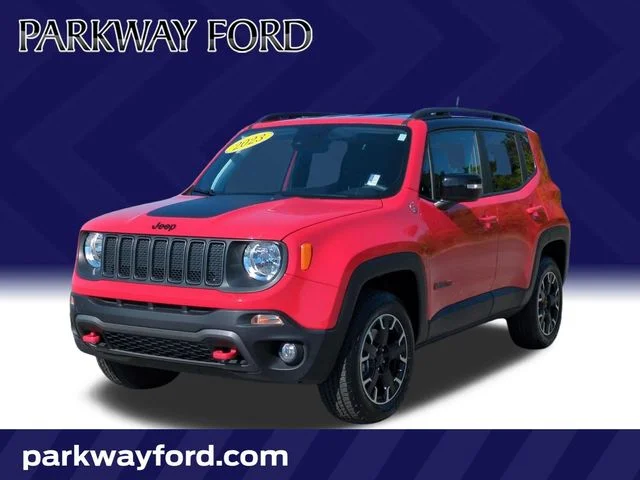 Used 2023 Red Jeep Trailhawk image 1