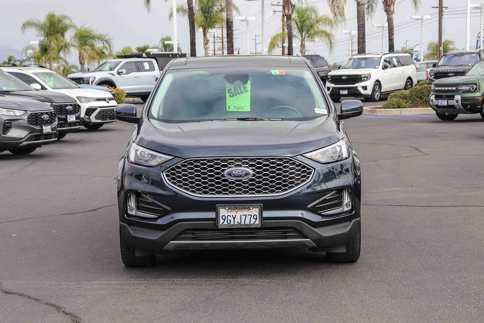Certified Used 2023 Blue Metallic Ford SEL image 2