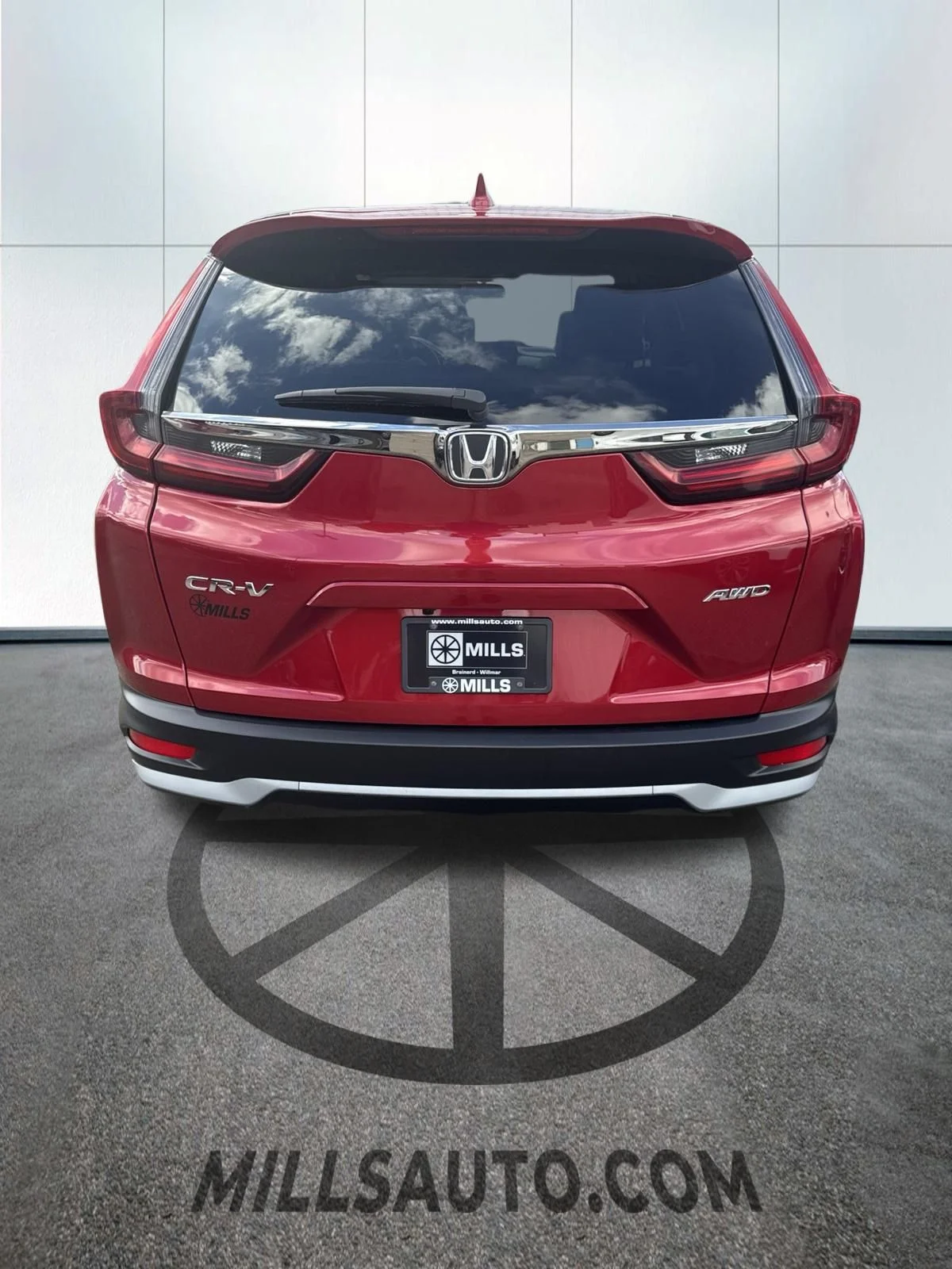 Certified Used 2022 Radiant Red Metallic Honda EX image 4