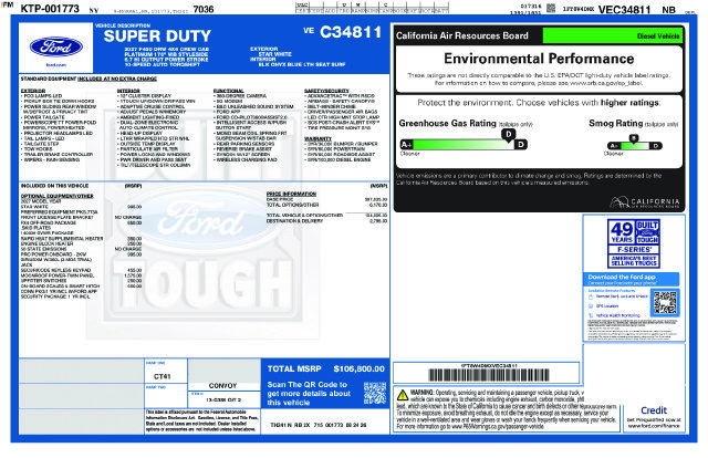 New 2027 Star White Metallic Tri-Coat Ford F-450® Platinum® image 1