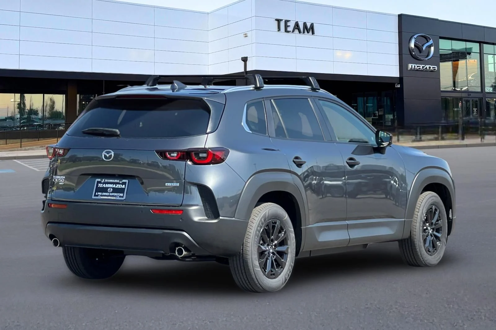 New 2026 Machine Gray Metallic Mazda Preferred AWD image 4