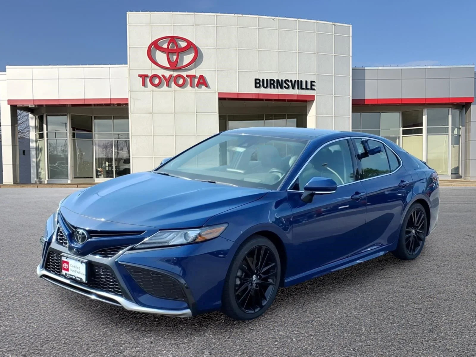 Used 2024 Blue Toyota XSE V6 image 8