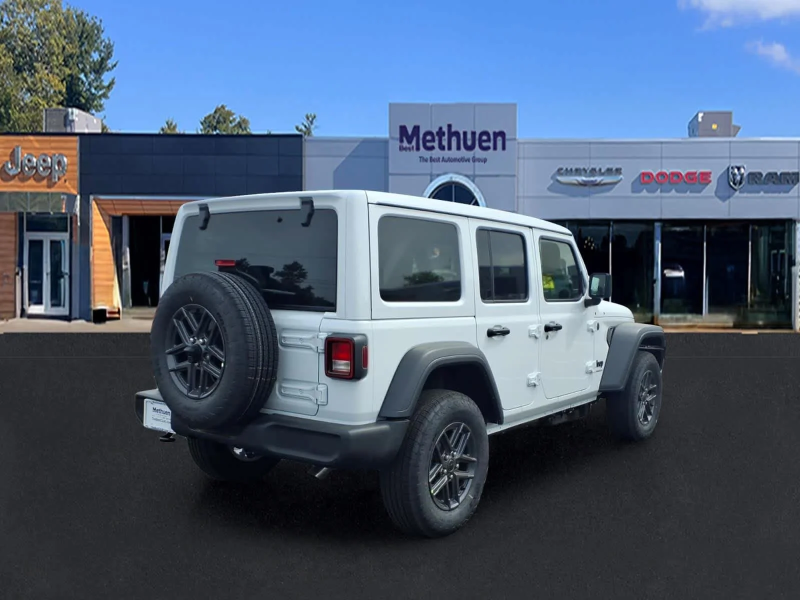 New 2026 Bright White Clearcoat Jeep Sport S image 7
