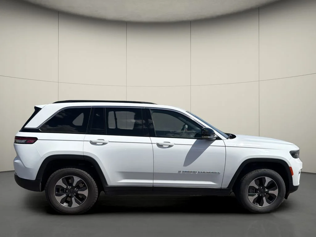 Used 2024 Bright White Clearcoat Jeep 4xe image 8