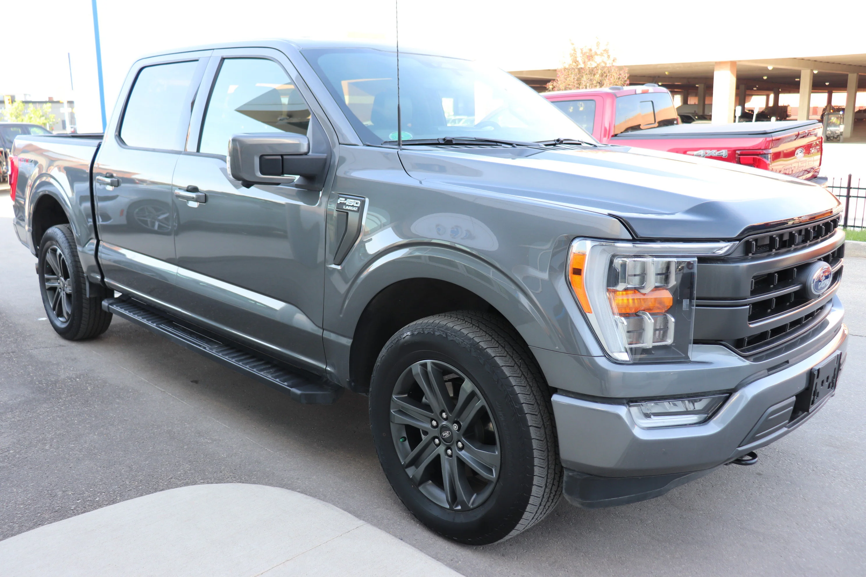 Certified Used 2022 Gray Ford Lariat 501A 4WD SuperCrew 5.5