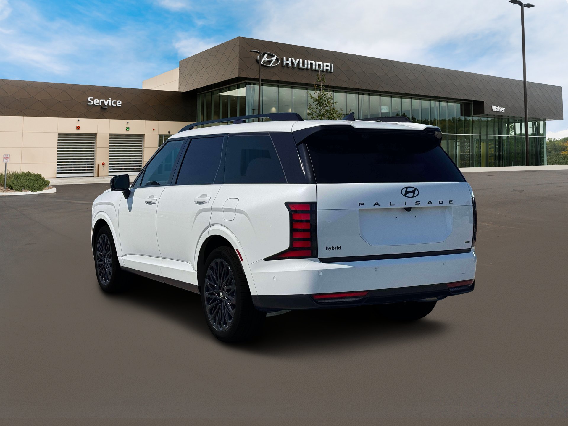 New 2027 Creamy White Pearl Hyundai Calligraphy Black Ink AWD image 6