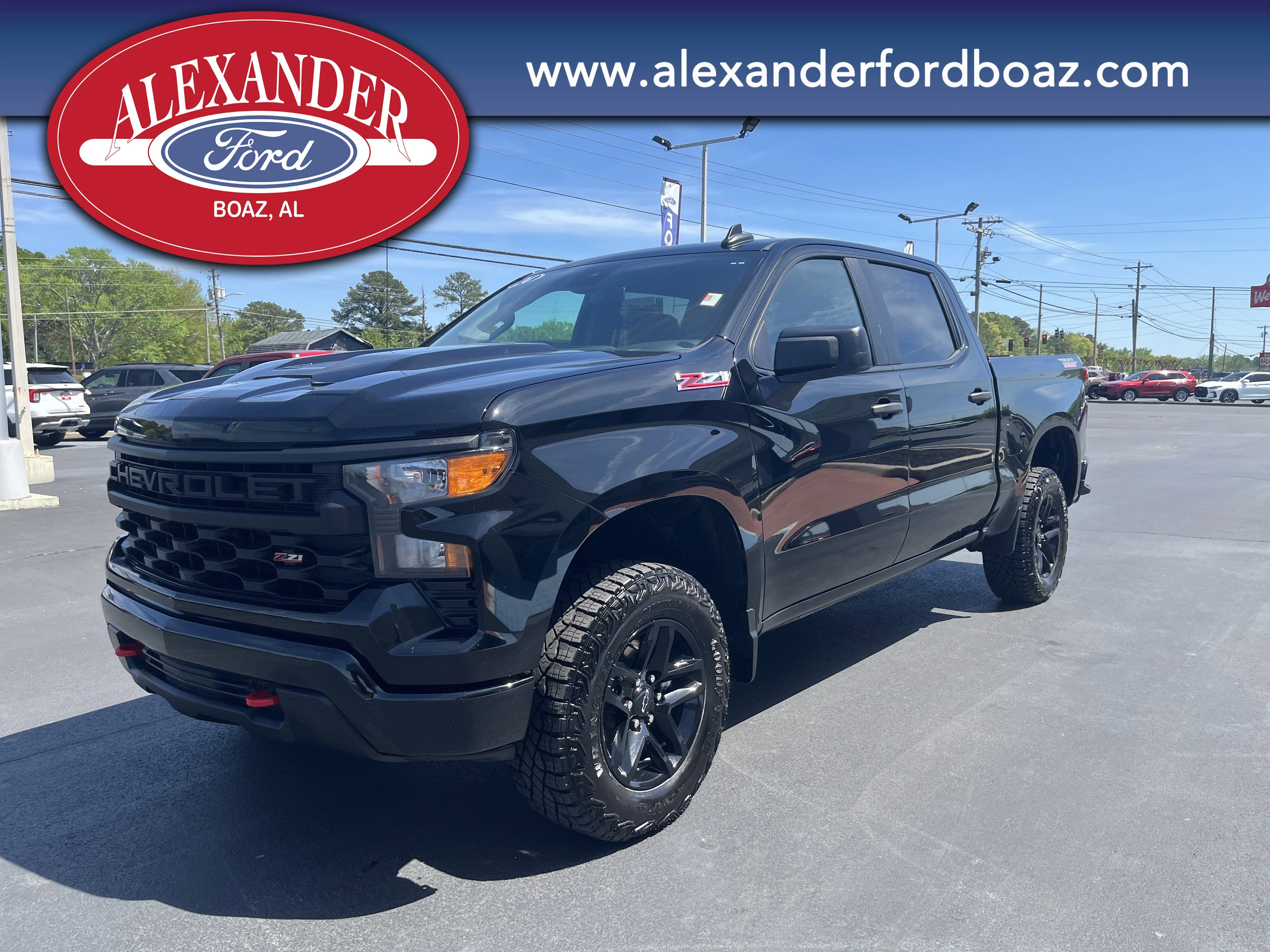 Used 2024 Black Chevrolet Custom Trail Boss image 1