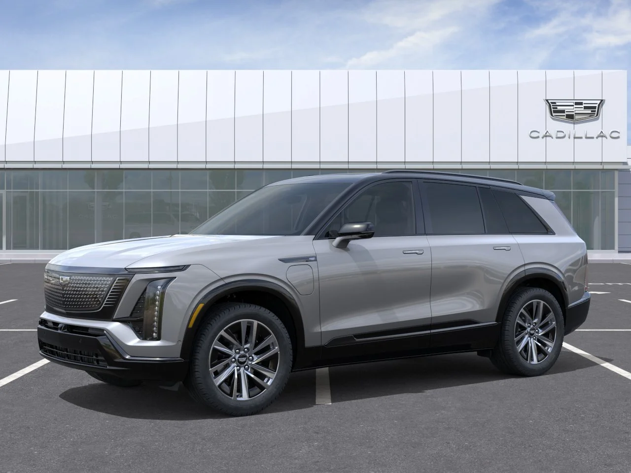 New 2027 Argent Silver Metallic Cadillac Sport image 2