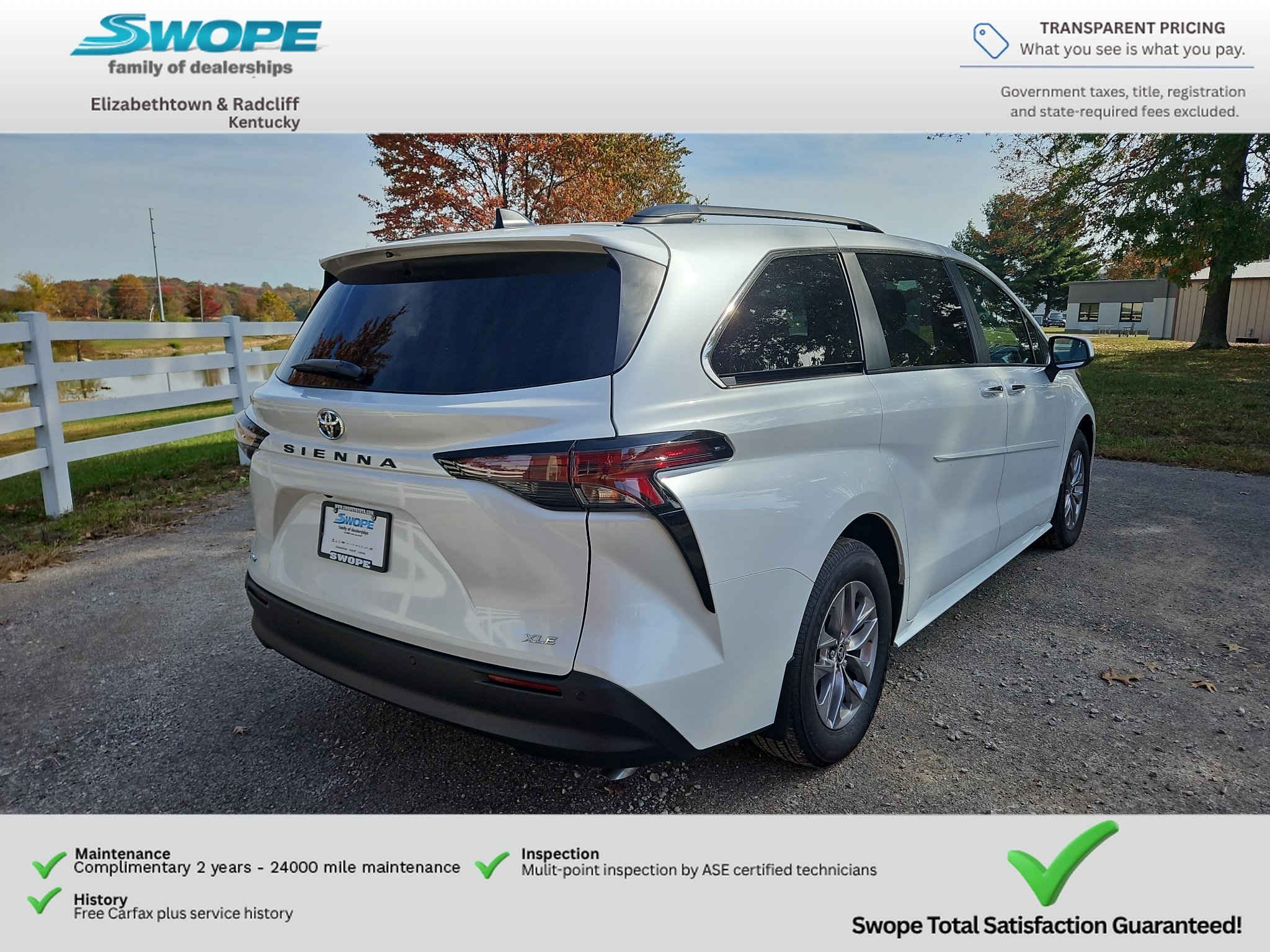 Used 2026 Wind Chill Pearl Toyota XLE image 3
