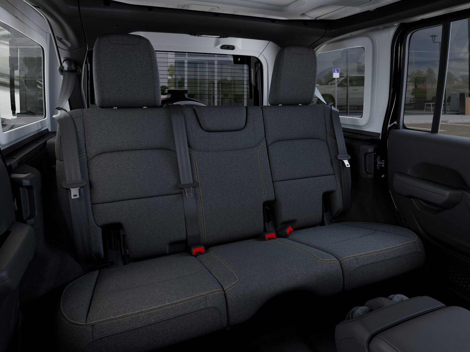 New 2026 Black Clear-Coat Exterior Paint Jeep 4-Door Sport image 34