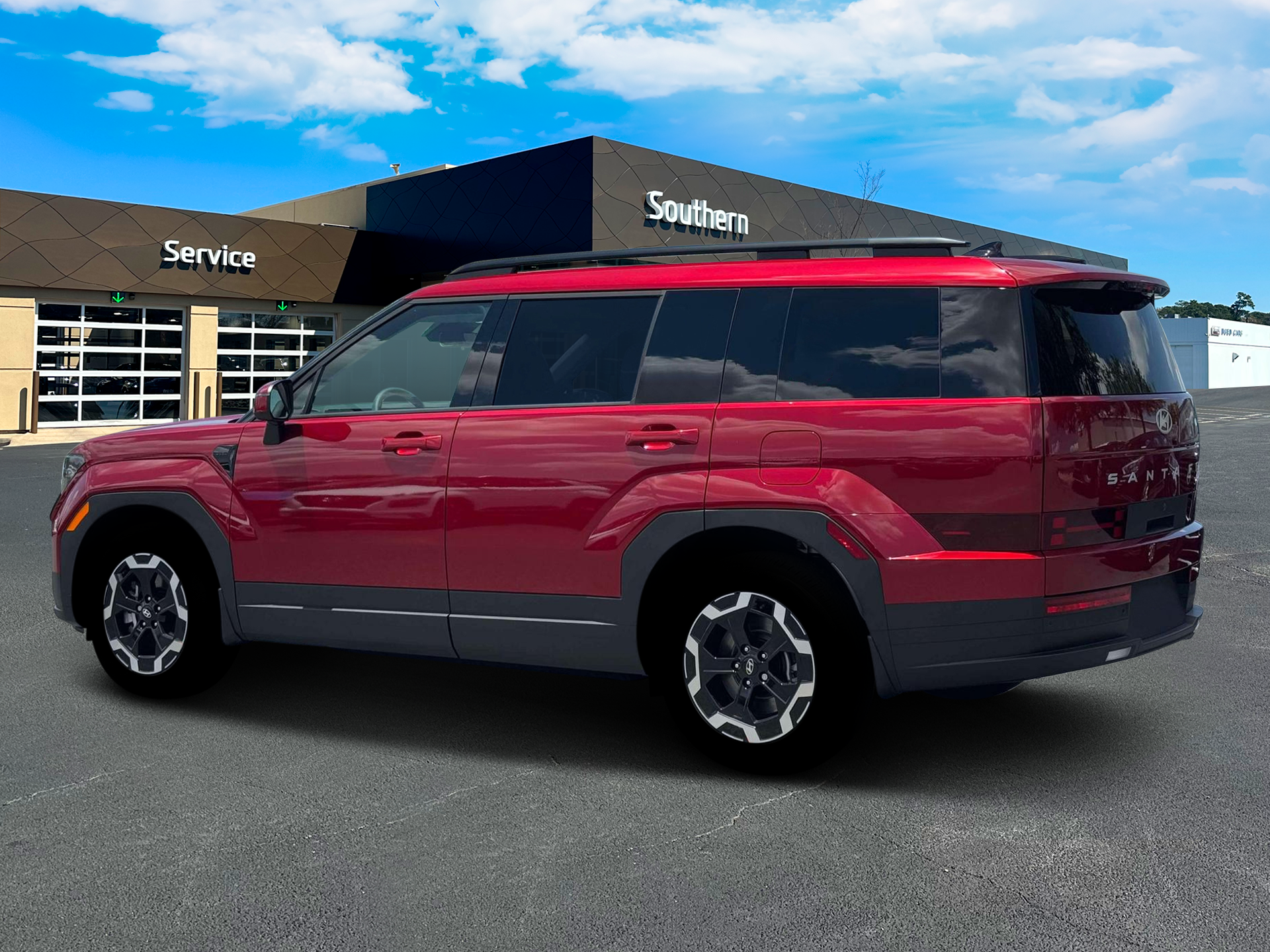 New 2026 Red Hyundai SEL AWD image 4