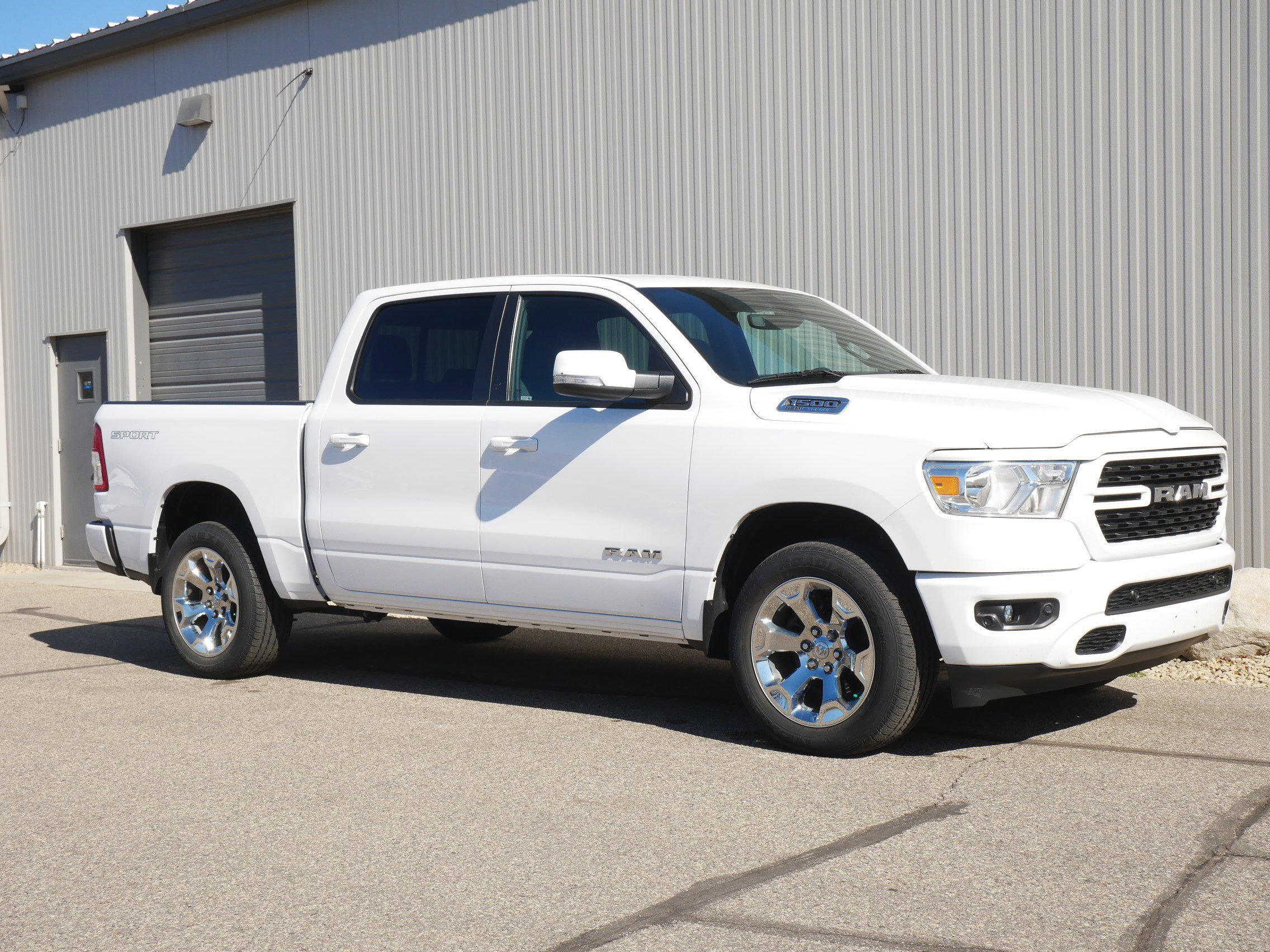Used 2022 Bright White Clearcoat Ram Big Horn image 7