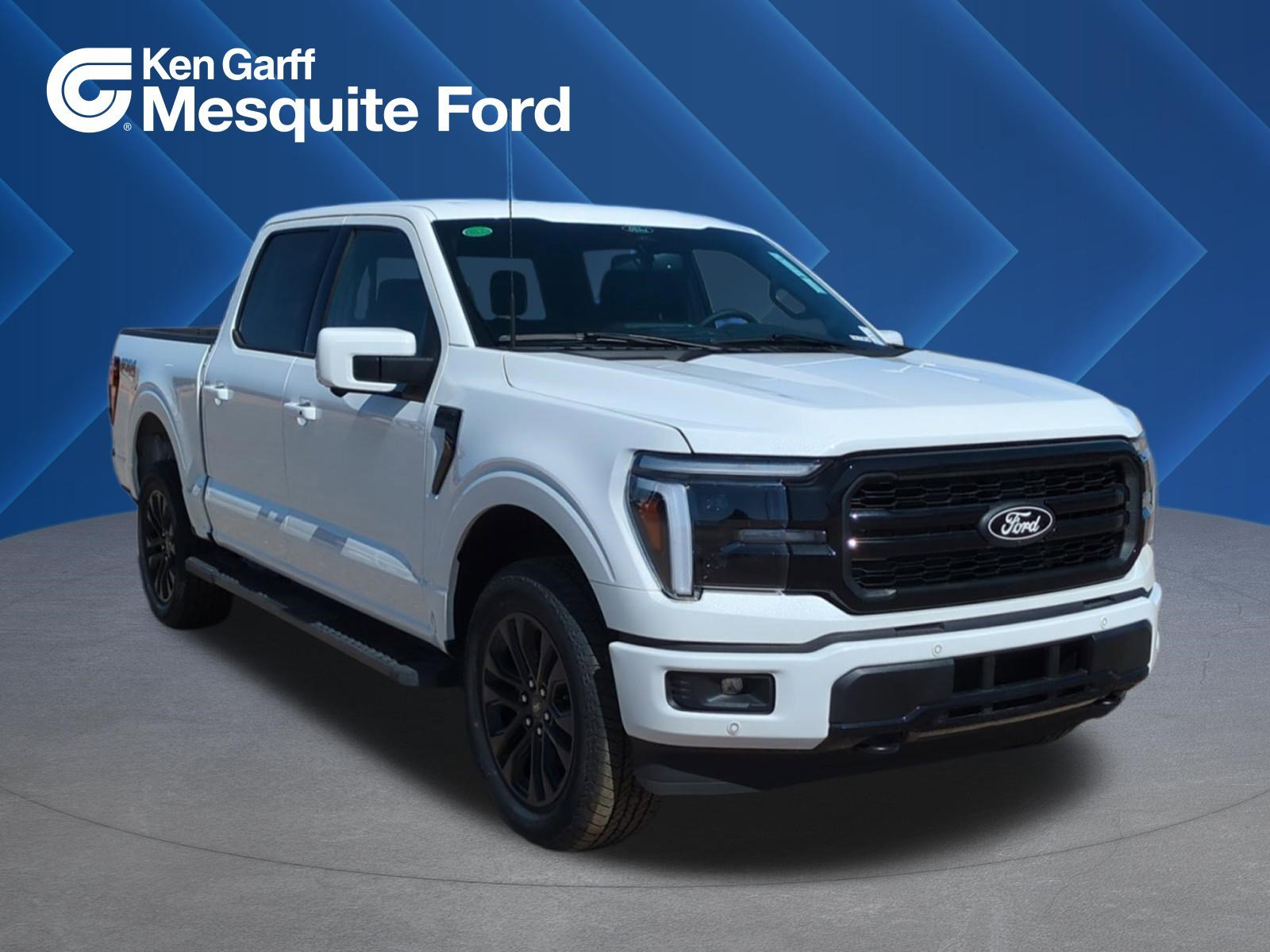 New 2026 Star White Metallic Tri-Coat Ford LARIAT image 1