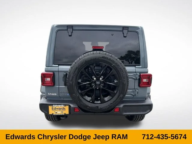 Certified Used 2025 Gray Jeep Sahara 4xe image 5