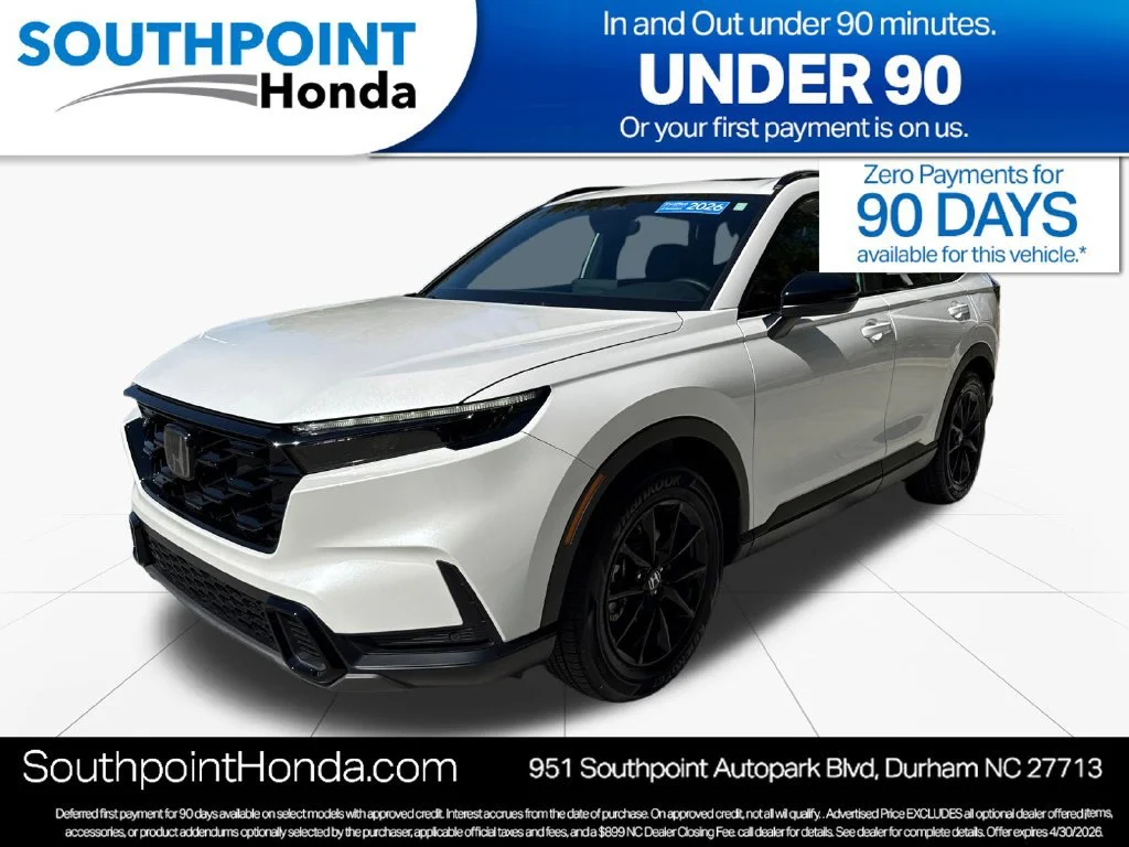 Used 2026 Platinum White Pearl Honda 2WD Sport-L Hybrid image 39