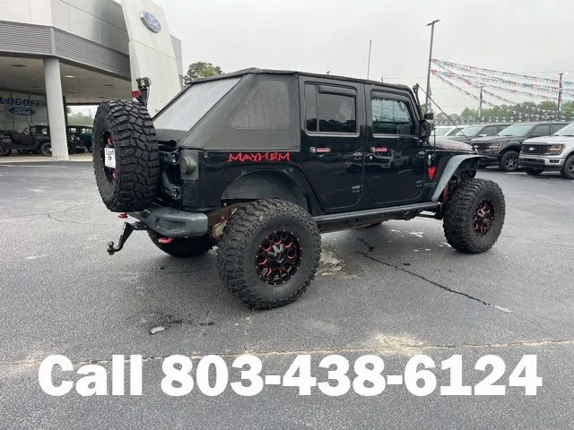 Used 2016 Black Clearcoat Jeep Unlimited Rubicon image 3
