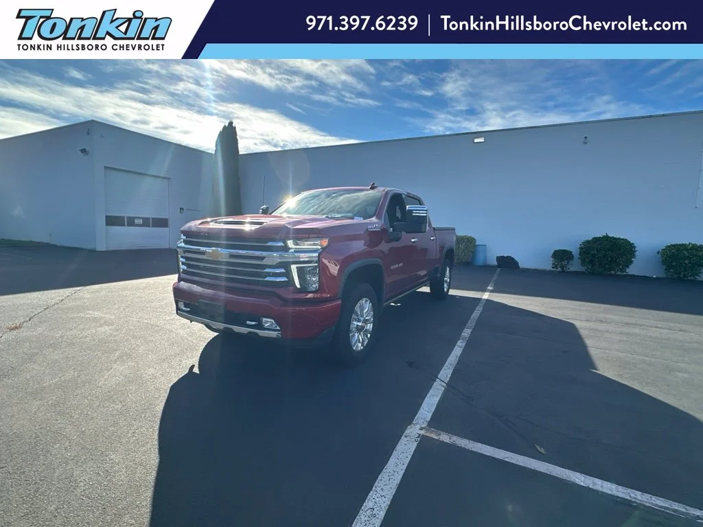 Used 2023 Cherry Red Tintcoat Chevrolet High Country image 1